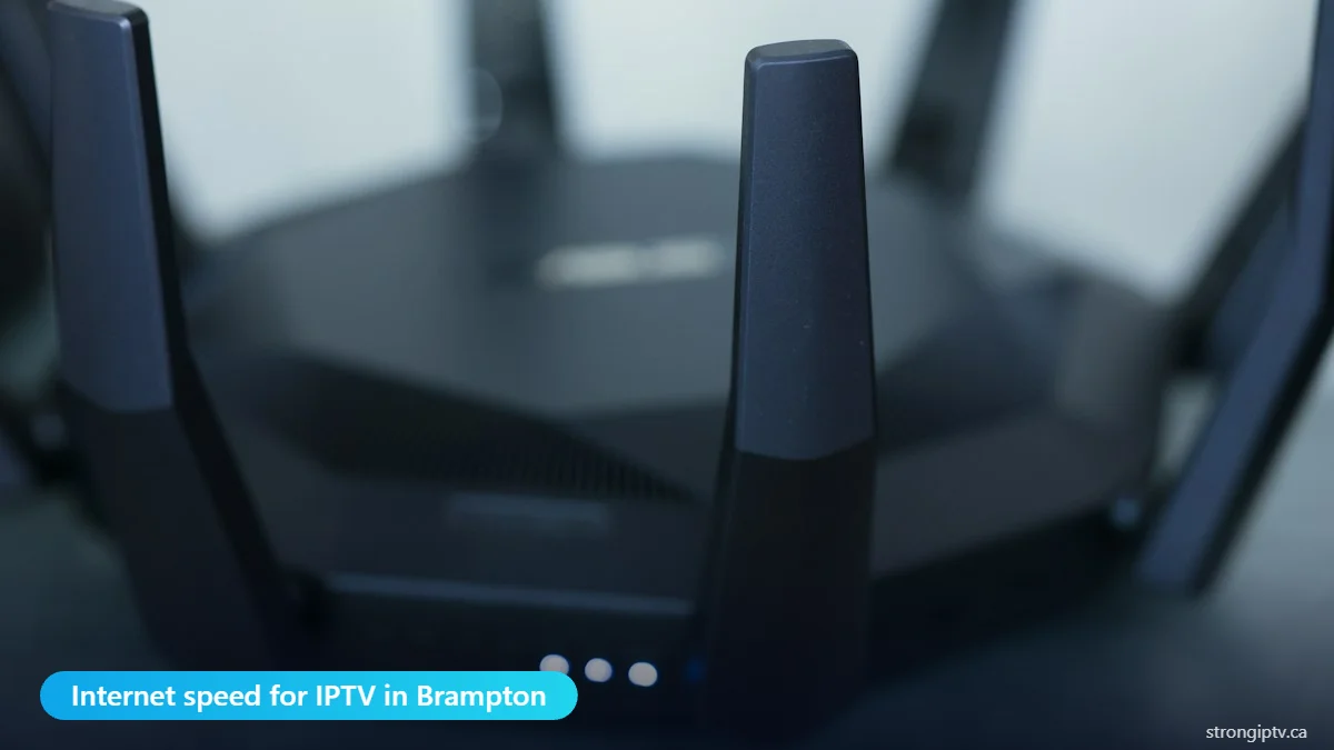 Internet speed for IPTV in Brampton – home Wi-Fi router