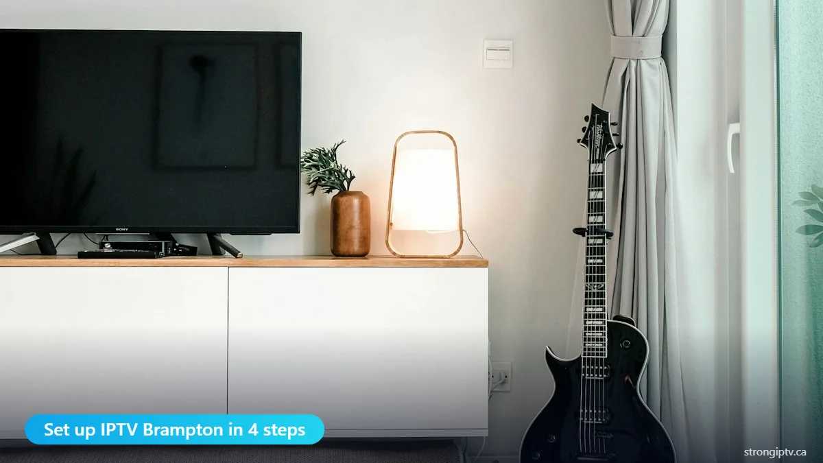 Set up IPTV Brampton in 4 steps – TV ready for streaming