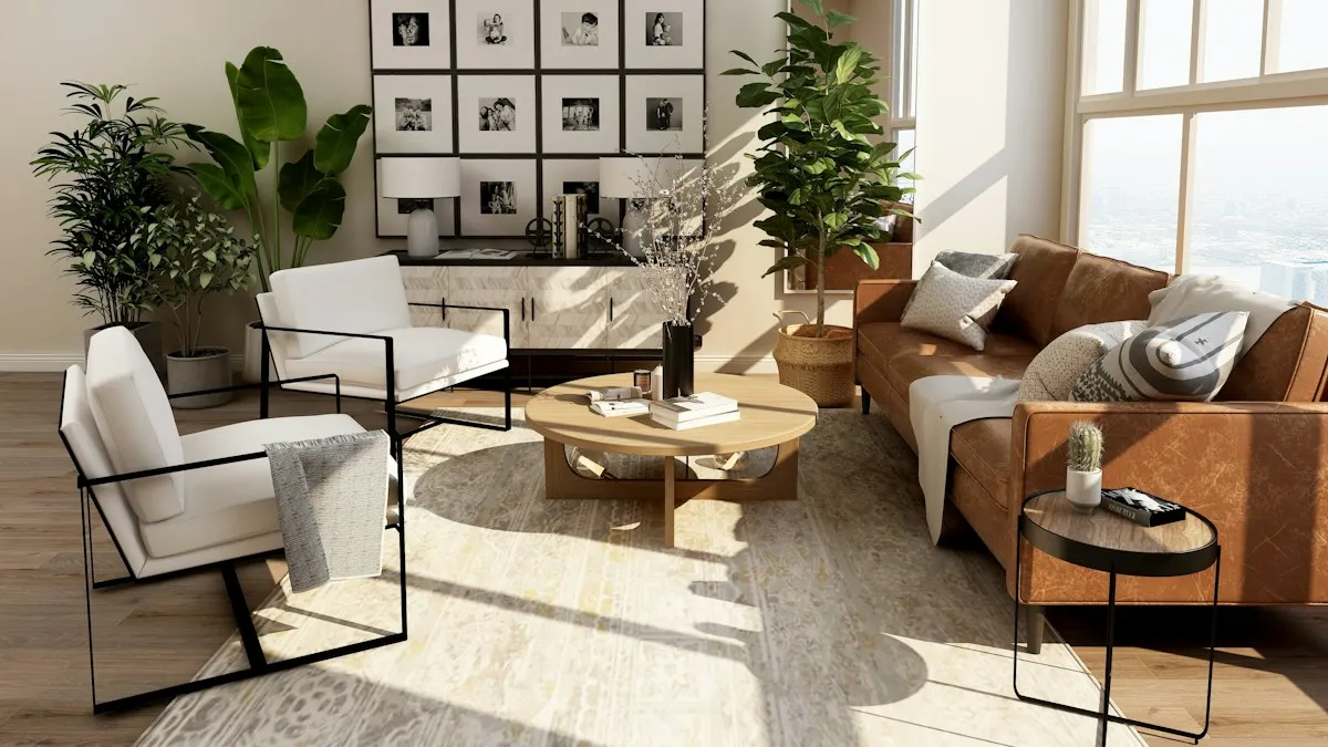 IPTV in Toronto homes – bright condo living room